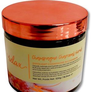 Manna Kadar Champagne Charcoal Body Scrub